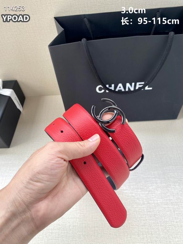 Chanel belt 30mmX95-115cm 8L (34)